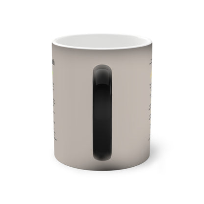 Color-Changing Motivational Mug | Unique Gift for Stress Relief, Wellness Reminder, Inspirational Coffee Cup, Self-Care, Mood Booster
